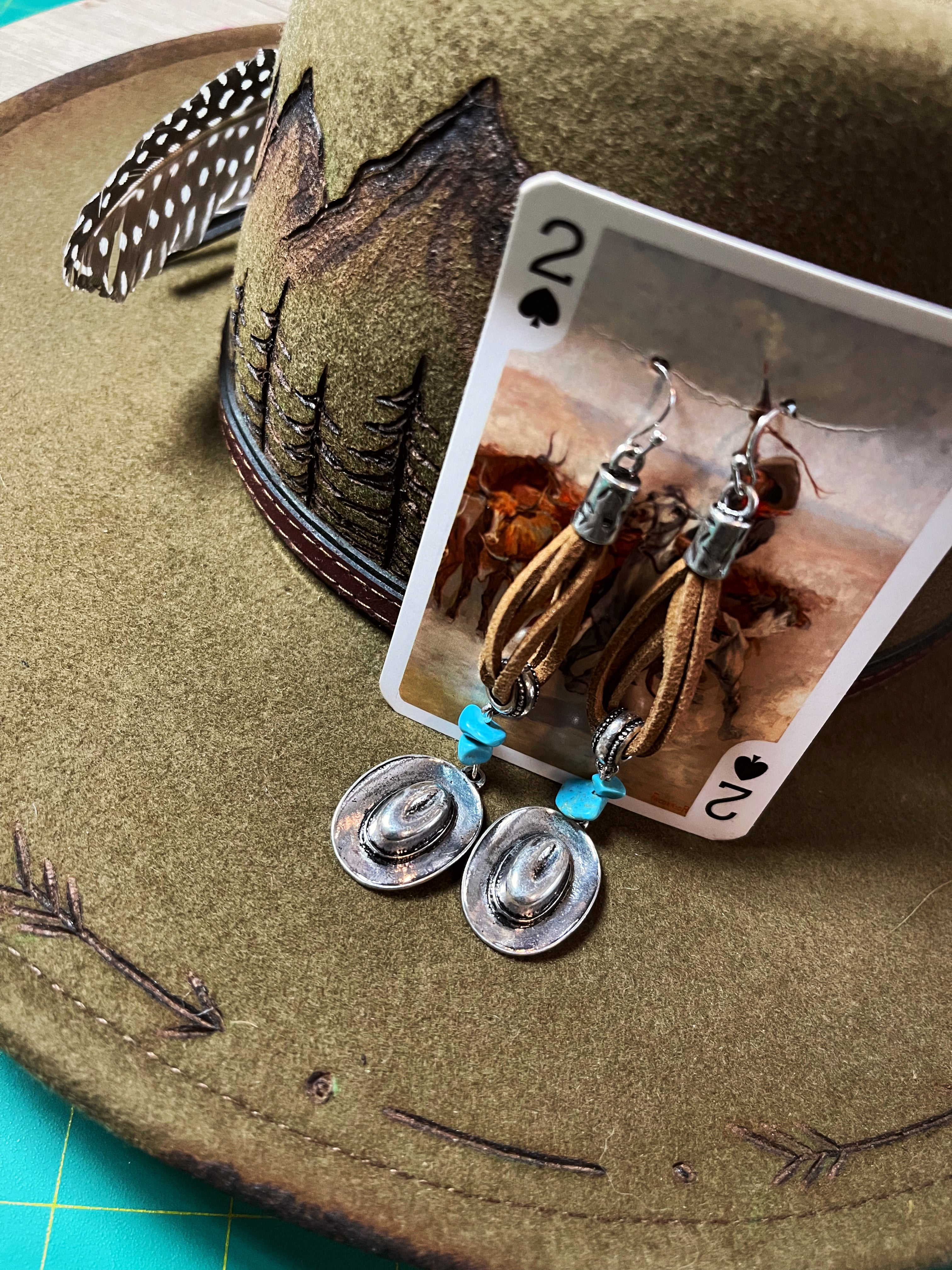 Cowboy Hat Earrings