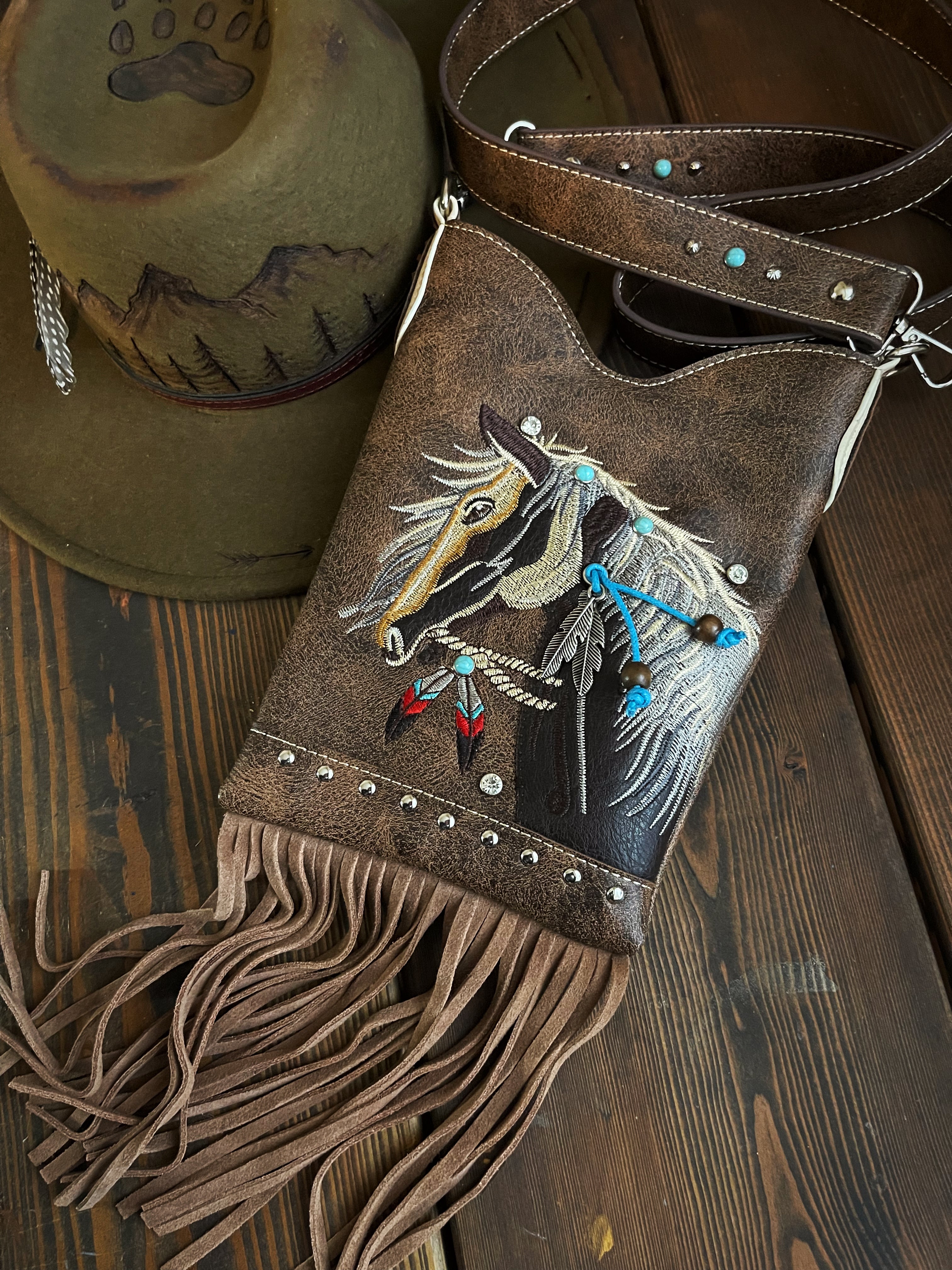 Copper Bronc Messenger bag